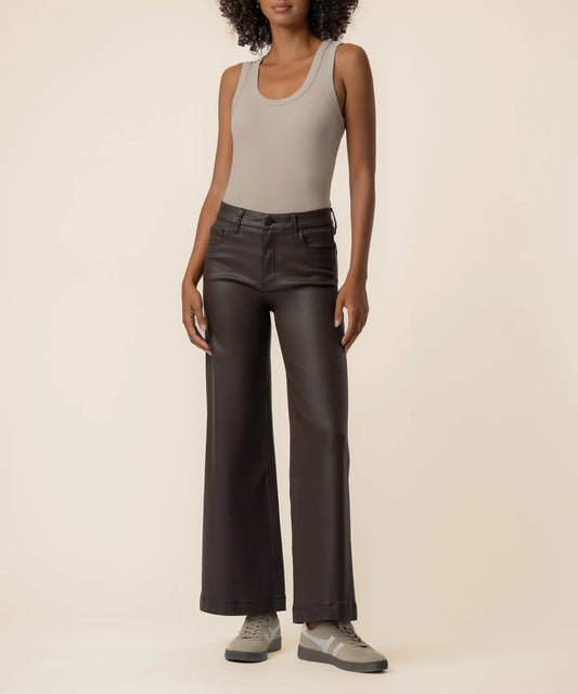 Chocolate Meg High Rise Wide Leg Pant