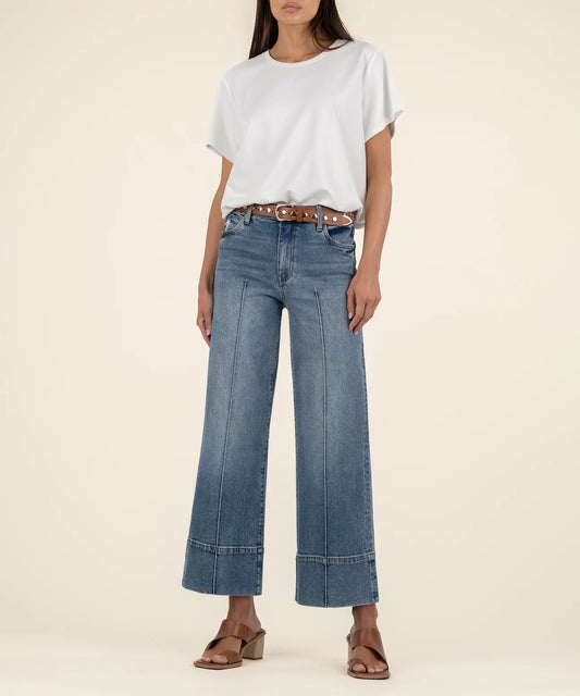 Kut High Rise Meg - Faith Medium Wash