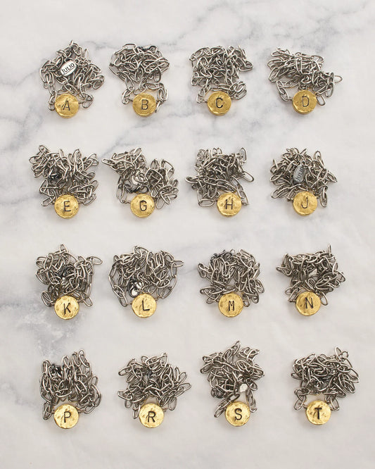 Katana Chain Initial Necklace