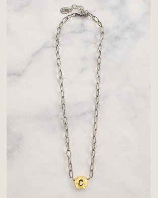 Katana Chain Initial Necklace