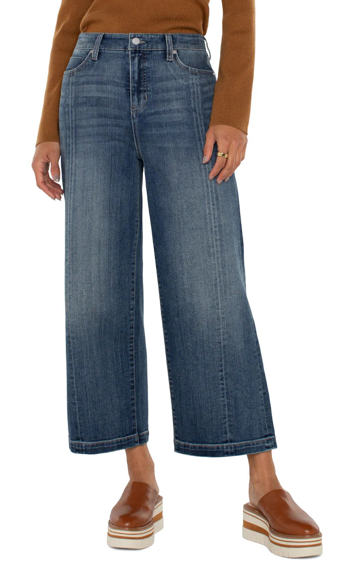 ECO Stride HI-RISE Crop Wide Leg Jeans