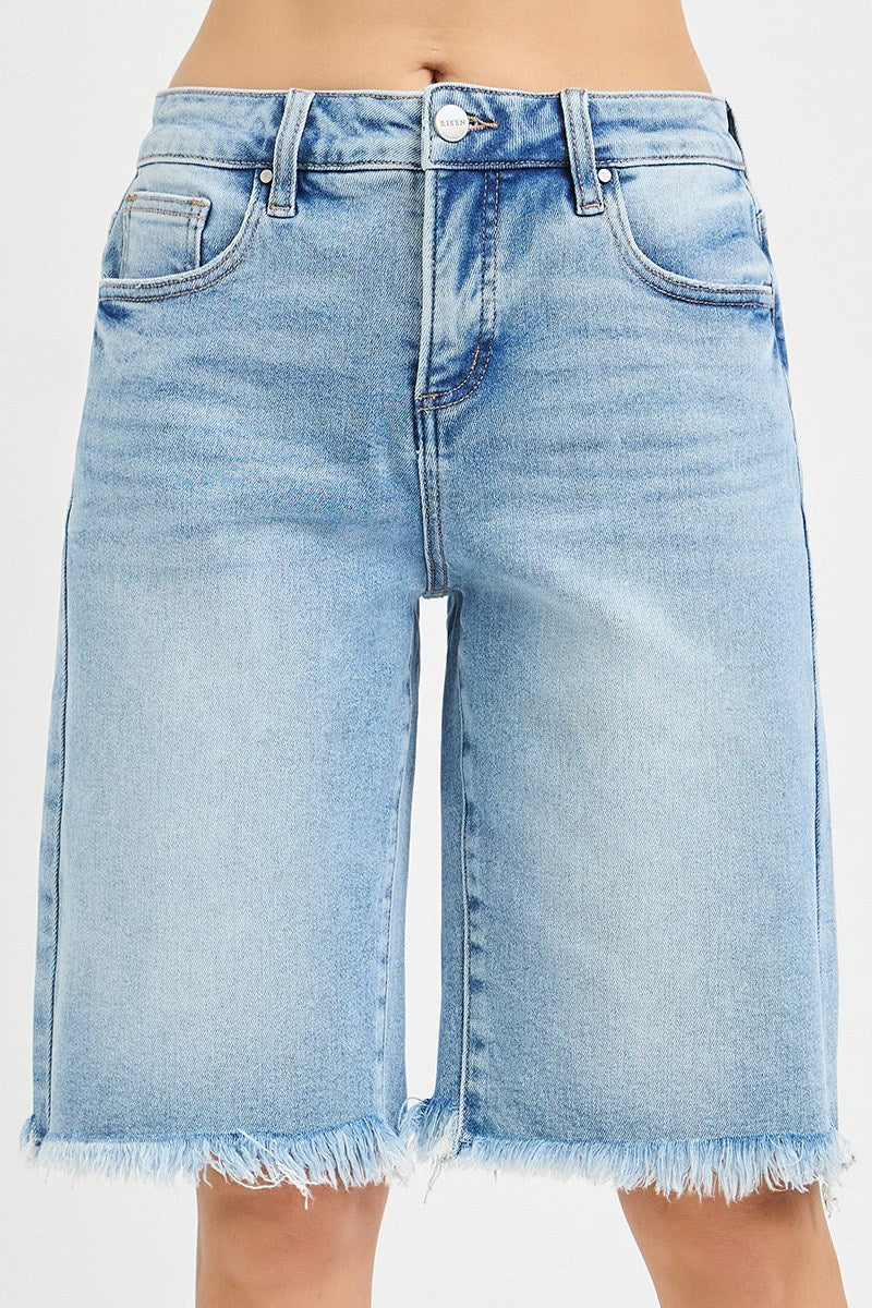 Risen Denim Bermuda Shorts