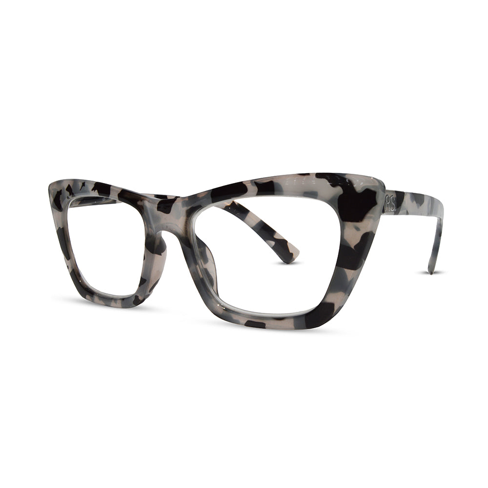 Grey Leopard Demi Eye Readers