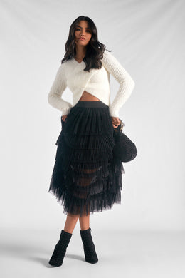 Layered Tuille Skirt