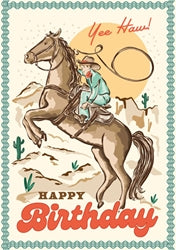 Yee Haw! Birthday Card