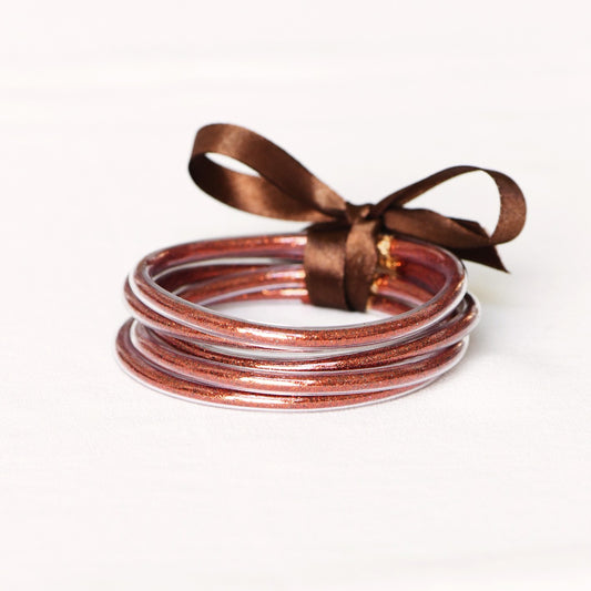 Glitter Jelly Bangles