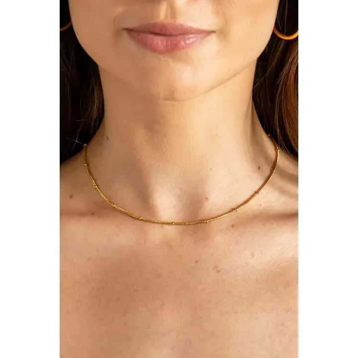 Rope Satellite Chain Choker- Large