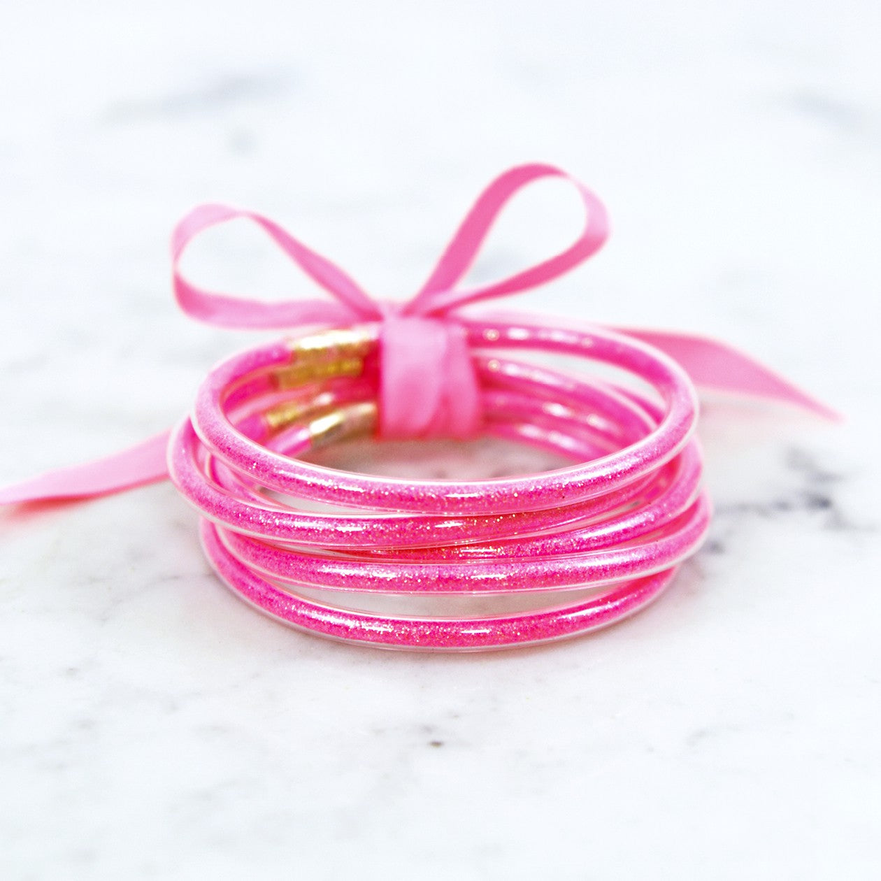 Glitter Jelly Bangles