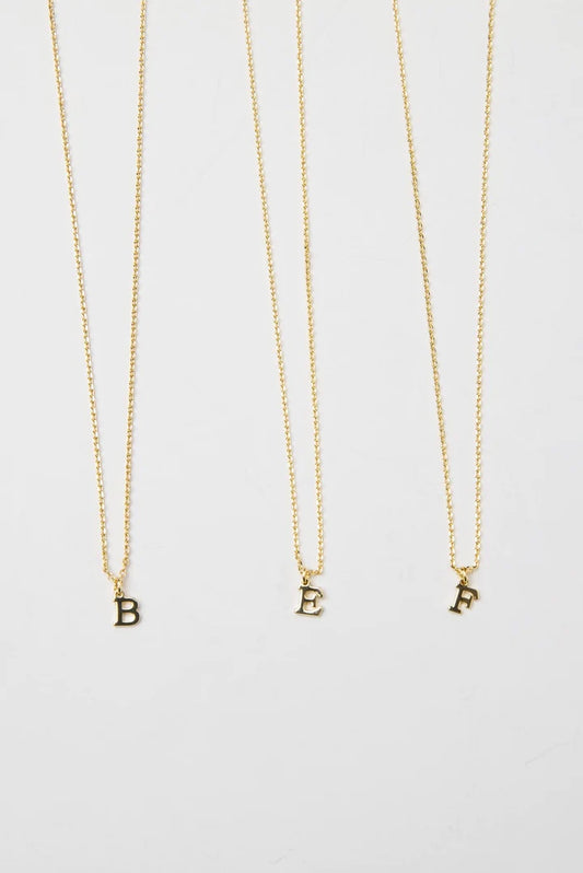 Dainty Love Initial Necklace