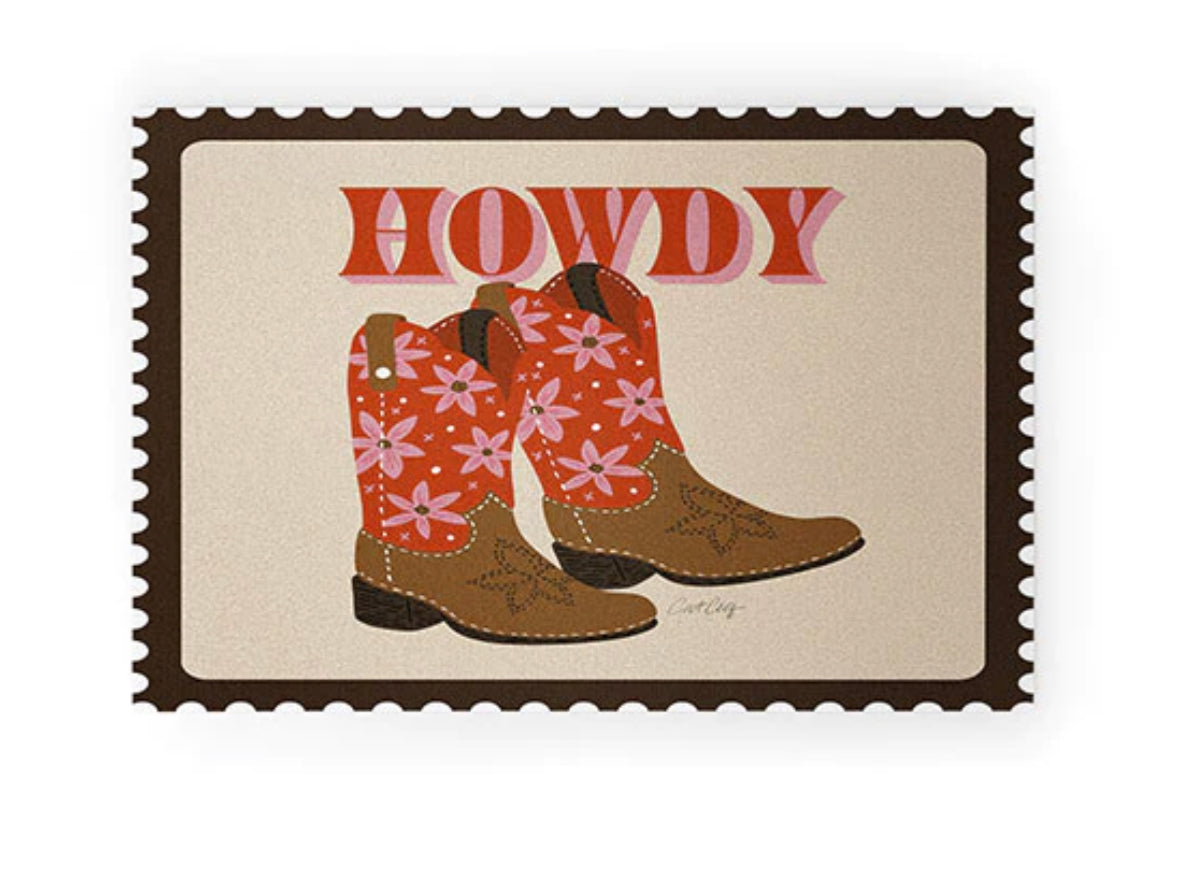 Howdy Cowgirl Welcome Mat – Joetta's