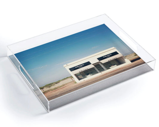 Prada In The Wild West~ Designer Irony Acrylic Tray