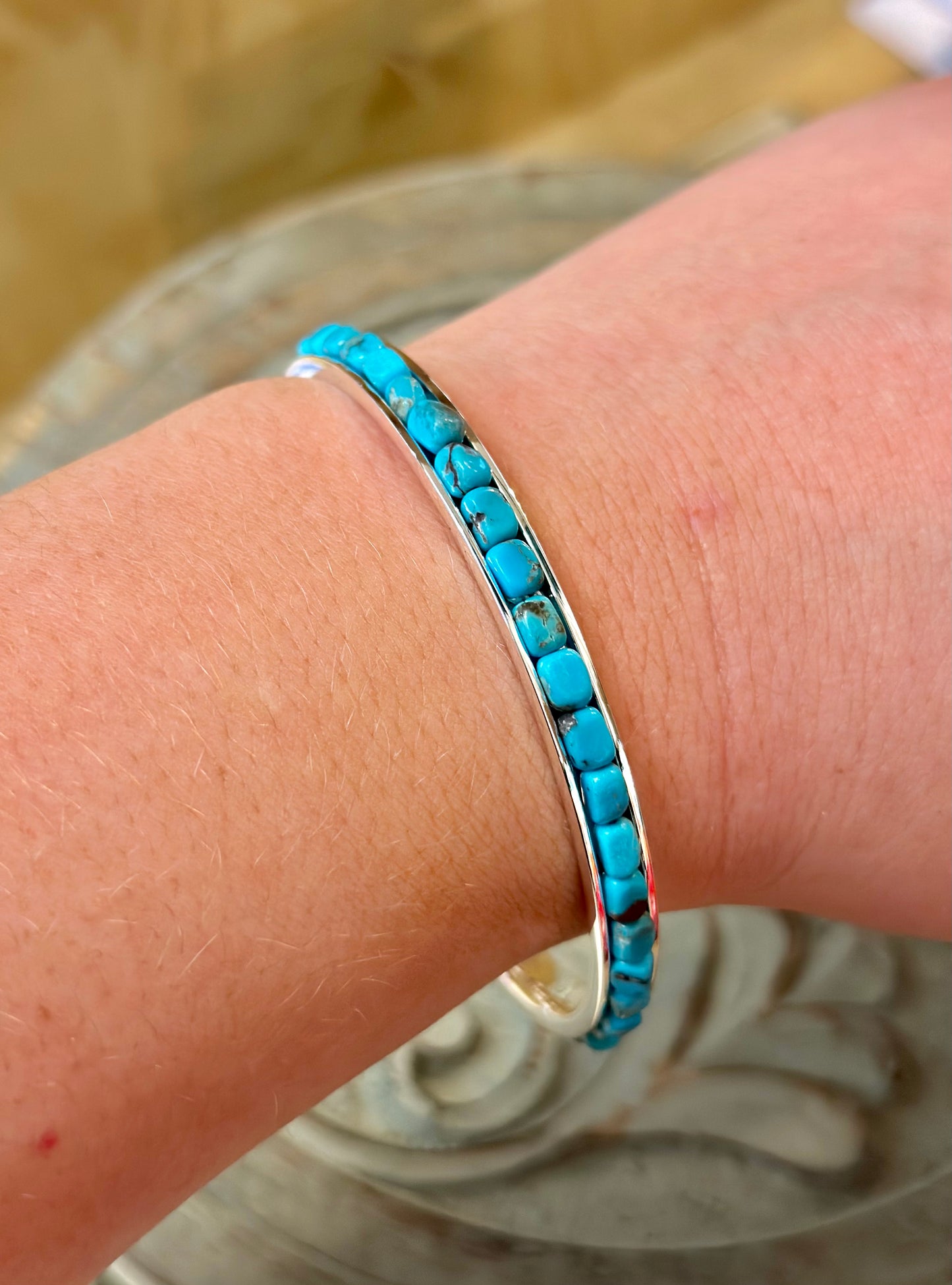 Genuine Turquoise Bangle