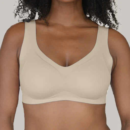V-Neck Lift Bra in Champagne