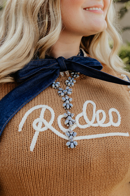 Brown "Rodeo" Pullover Sweater Vest
