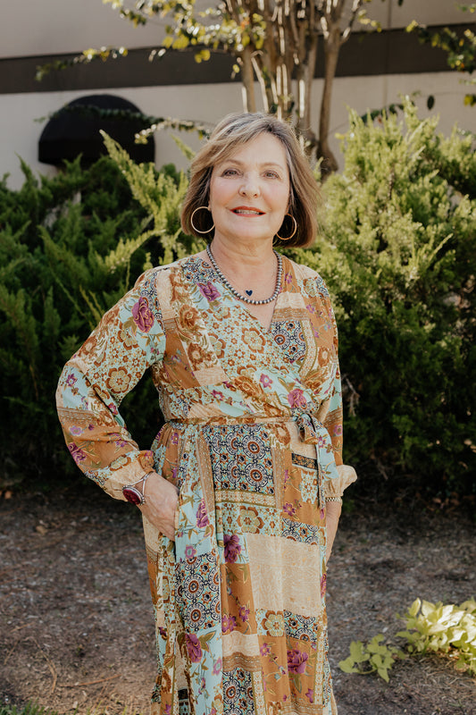 Harper Frill Wrap Dress