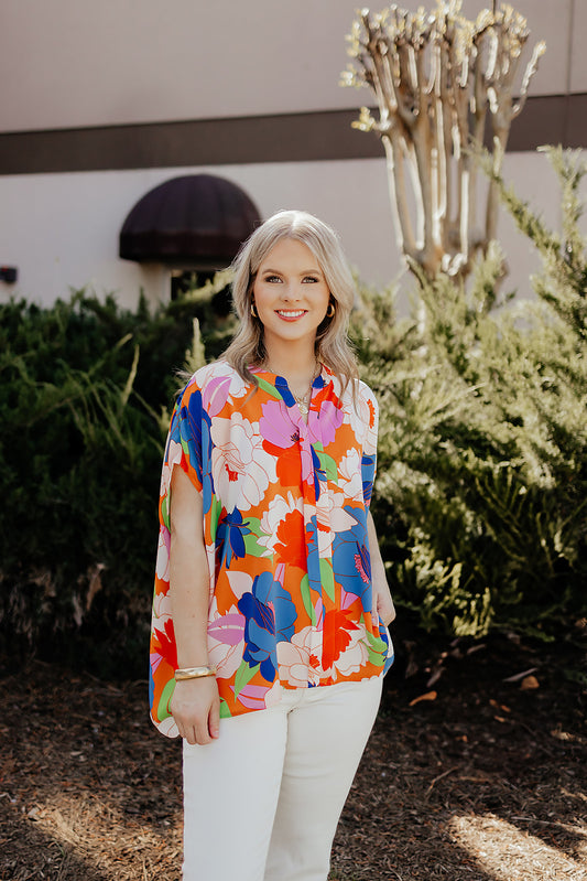 Jodifl Tropical Floral Blouse