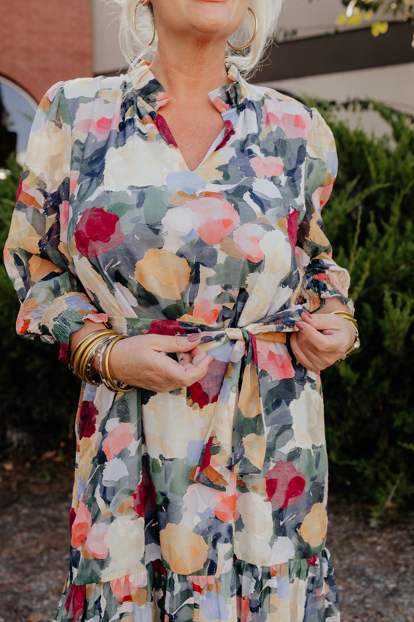 Water Color Print Maxi