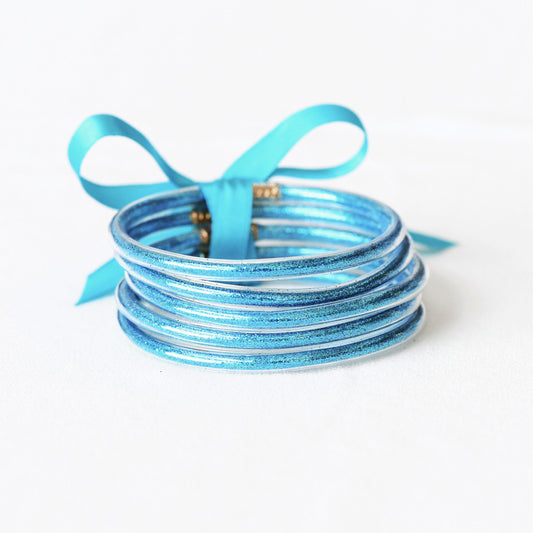 Glitter Jelly Bangles