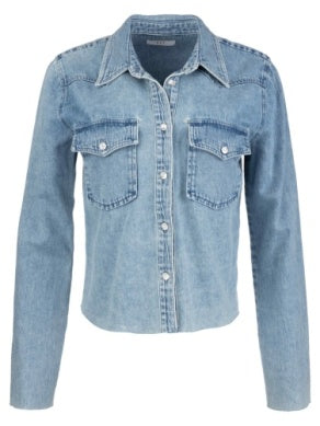 Posey Denim LS Top by Kut