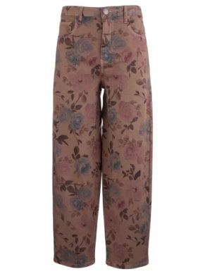 Ashton High Rise Relaxed Leg in Mauve by Kut