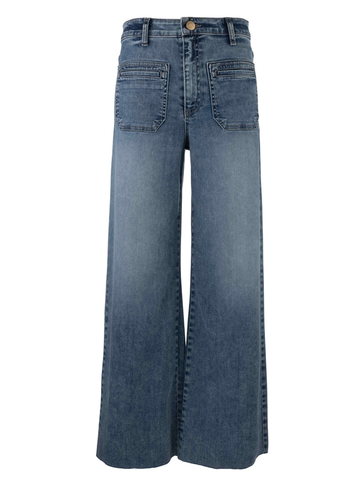 Meg High Rise Wide Leg Patch Pocket by Kut