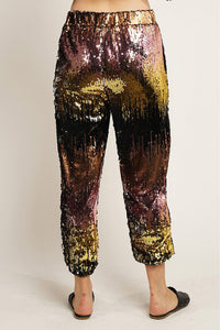 "Everything That Glitters" Sequin Joggers