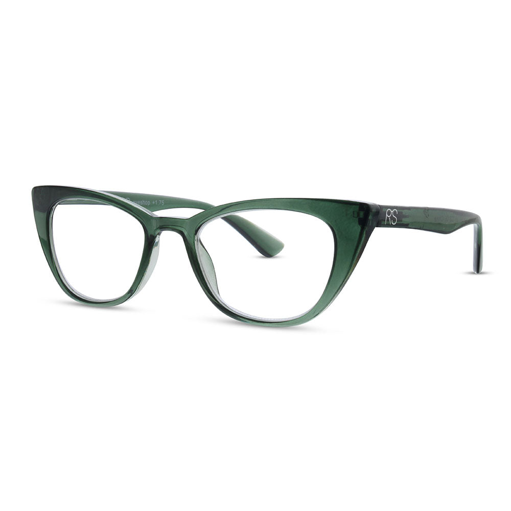 Green Cateye Readers ~ RS Eyeshop