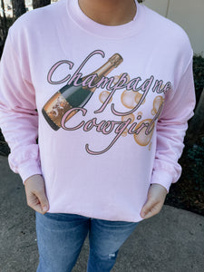 "Champagne Cowgirl" Gina Sweatshirt