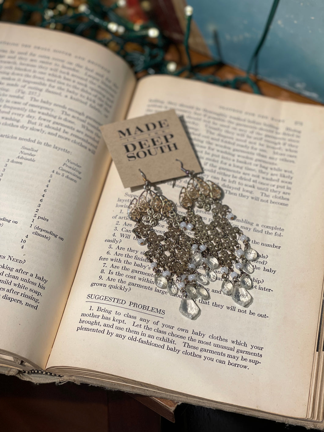 Made In The Deep South Vintage Chandelier Earrings
