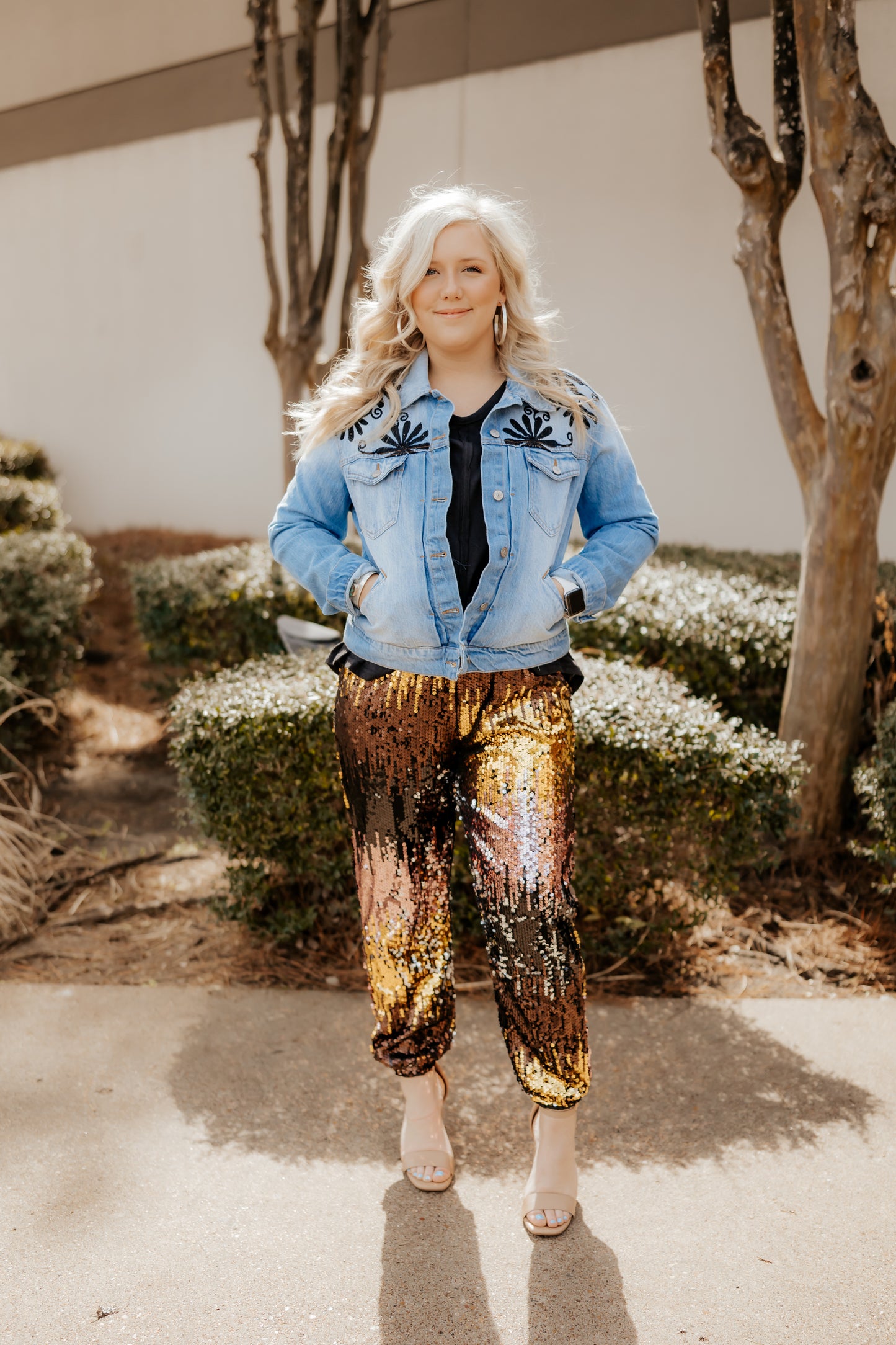 "Everything That Glitters" Sequin Joggers - 75% OFF!