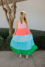 "Somewhere Over the Rainbow" Maxi Dress~ Jade