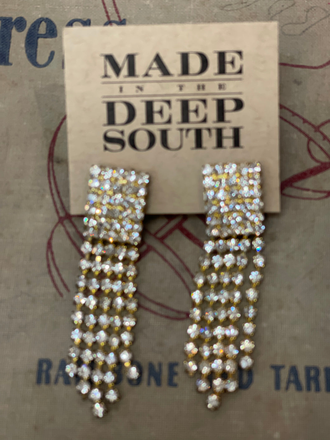 Made In The Deep South Vintage 1960s Earrings